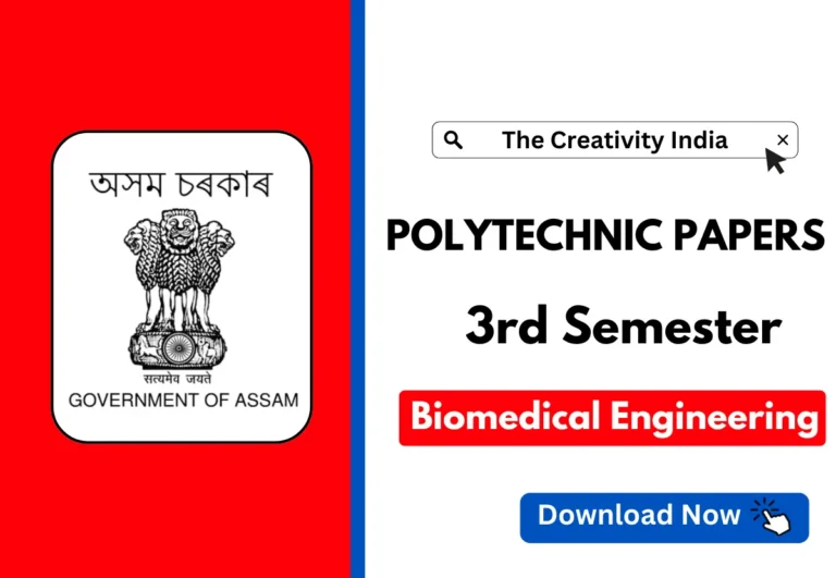 3rd Semester Biomedical Engineering